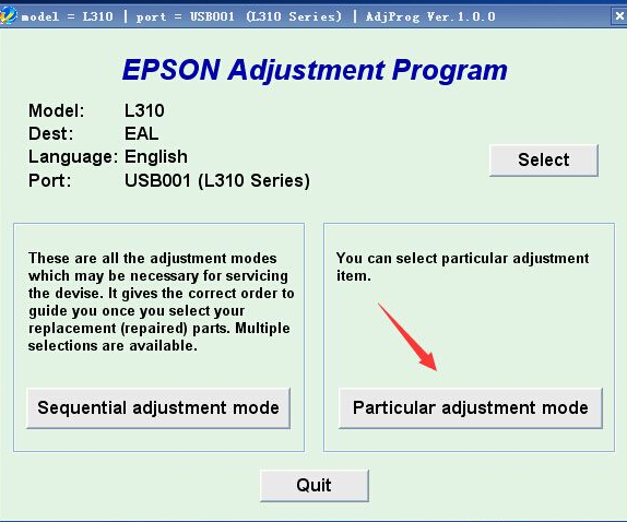 图片[2]-爱普生喷墨机清零软件教程 一步步教你废墨满清零操作-极客空间站