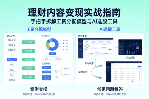 理财内容变现实战指南：手把手拆解工资分配模型与AI选股工具-极客空间站