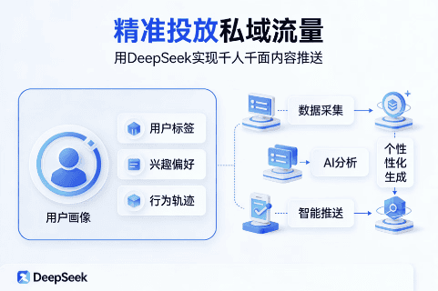 精准投放私域流量：用 DeepSeek 实现千人千面内容推送-极客空间站