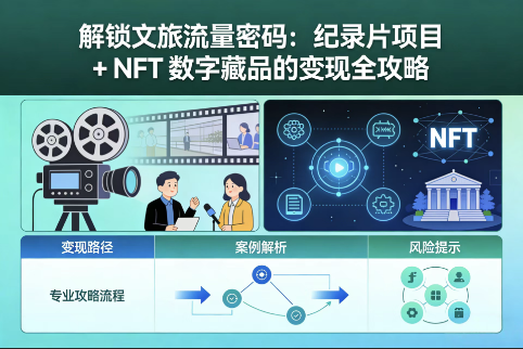 解锁文旅流量密码：纪录片项目 + NFT 数字藏品的变现全攻略-极客空间站
